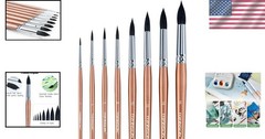 Professional Goat Hair Brush Set