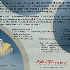 Masterson Sta-Wet Premier Painter’s Palette Airtight Kit Set 16″ x 12″ New
