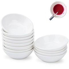 12 PCS Ceramic Painting Color Palette, Empty 12 Count (Pack of 1), Round