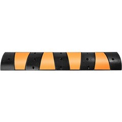 1 Pack 2 Channel 72.8” x 12.2“ x 2.2” Rubber Speed Bump 22000 LBS Load Capacity