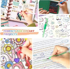 Ultimate 100-Color Glitter Gel Pens with Case – Non-Toxic for Safe Creative Fun