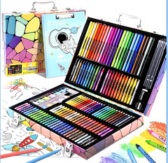 Arts and Crafts Supplies 180-Pack Drawing Painting Set for Kids Girls Boys Teens