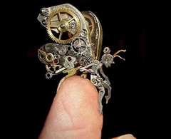 STEAMPUNK Parts for Artists-2 pounds box-metal based smalls-Salvage-#DF83RRD4