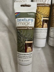 Delta Texture Magic Dimensional Paint 4 Fl Oz Tubes Earth Tones (11) Tubes Incl