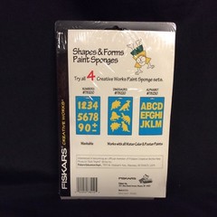 New – Fiskars Shapes & Forms Paint Sponges 78210