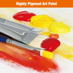 48 Colors Professional Acrylic Paint Set, Artist Paint Supplies | 22Ml Tubes, Pa