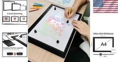 Durable A4 Drawing Light Pad with Adjustable Brightness – Perfect for Sketching
