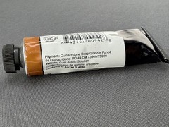 Daniel Smith Rare Discontinued Pigment Quinacridone Gold PO49 PO 49 Full Tube