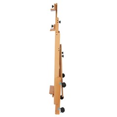 Large Heavy-Duty Studio Artist Easel H-Frame Wood Painting Art Easel Standing