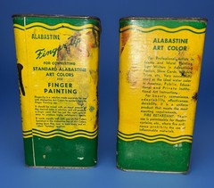 Alabastine Art Color Lot of 2 No.8-Magenta & No. 9 Blue Open Partially Used READ