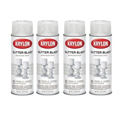 KRYLON 3804 — Glitter Blast Diamond Dust 5.75 oz DIY Series 4 Pack