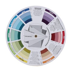 13cm Diameter Tattoo Color Wheel Chart Prevent Discoloration Tattoo Pigment Mixi