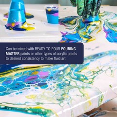 Pouring Masters Professional Matte Pouring Medium – 32 Ounce
