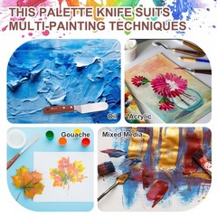Pack of 1 Large Palette Knife No.3 9.3″ Long Palette Knives