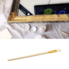 Gilding Brush Goat Hair Brush Leaf Sweeper Paint Brush For Edible Gold Leaf Gold