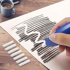 Electric Eraser, 140 Eraser Refills, Electric Pencil Eraser Rechargeable for Art