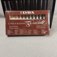 Lyra Brown Tones Set of 12 Fine Art Hard Pastels – Made in Germany 2641K12 New