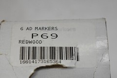 Chartpak AD Markers Blender P69 Redwood Color 6 AD Markers Lot of 5 Markers
