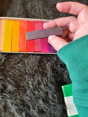 Set of 16 TRU TONE Crayons Made in the USA Semi Pressed