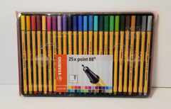 Stabilo Point 88 25 – Color Wallet Set .4mm Fine Liner Assorted Colours