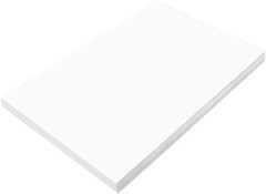 Bright White Construction Paper 12×18 Inch 100 Sheets School Supplies