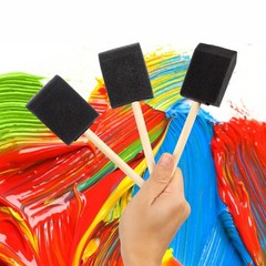 20 Pcs Foam Paint Brushes 2 Inch Foam Brush Wood Handle Sponge Brush Sponge Brus