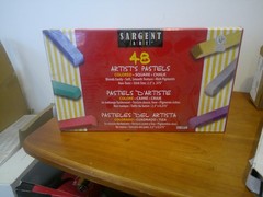 Sargent Art Colored Square Chalk Artist’s Pastels 48 Count BRAND NEW SEALED