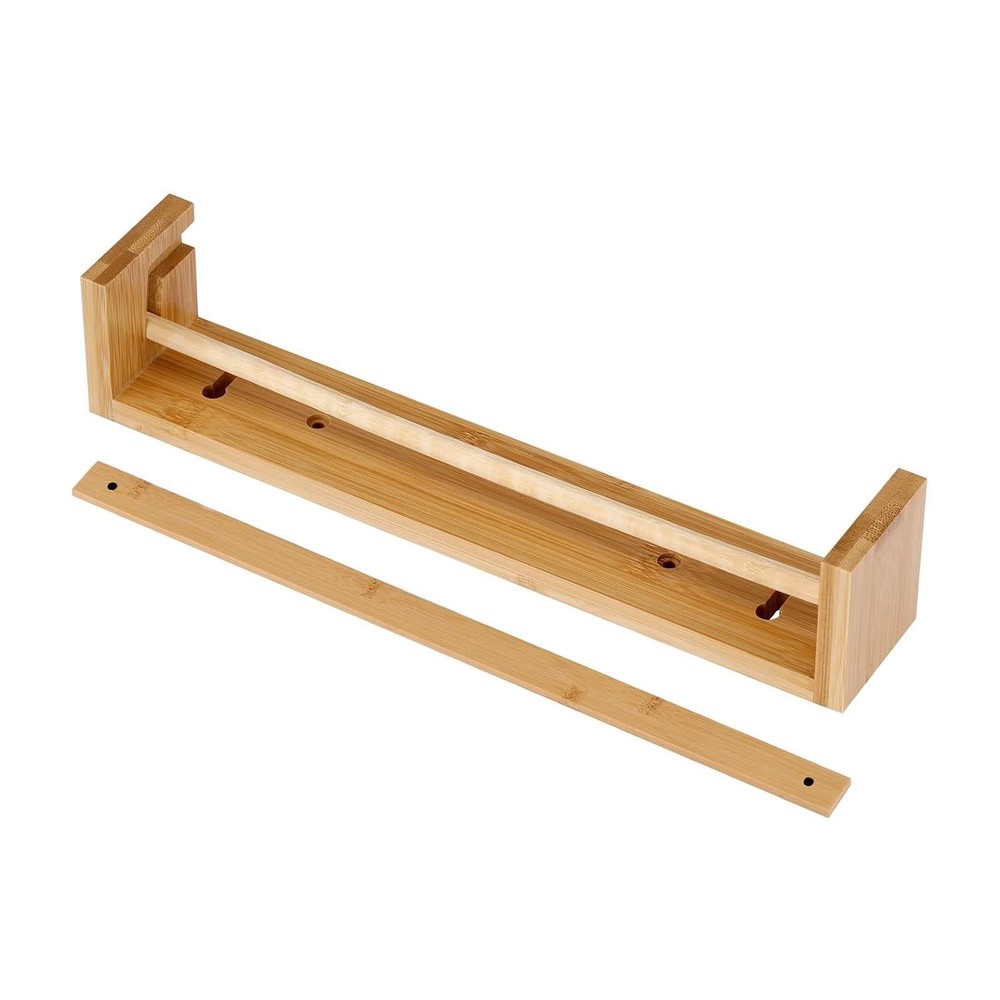 Wooden Easel Paper Roll Holder Painting Rack for Kitchen Dining Room Grocery