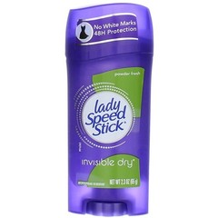 Lady Speed Stick Invisible Dry Antiperspirant & Deodorant, Powder Fresh – 2.3