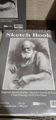 Lot Of 3 Premium 120gsm Sketch Book – 9″x12″ Spiral Drawing Pad 100 Sheets Ea