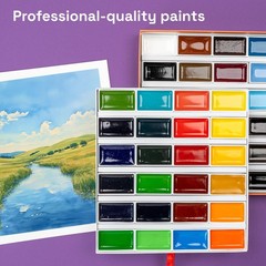 ARTISTRO Professional Watercolor Paint Set 1 Count (Pack of 48), 48 Colors