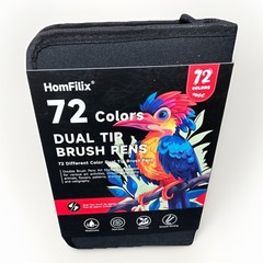 72 Colors Dual Tip Art Markers Pens