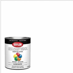 Krylon ColorMaxx Gloss Interior/Exterior Acrylic 1 Count (Pack of 1), White