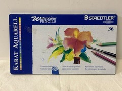 New Sealed Staedtler Karat Aquarell Watercolour 36 Pencils