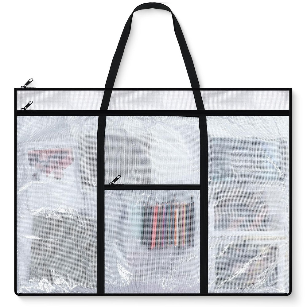 Large Art Portfolio Case 48″ x 36″ Poster Storage Bag Bulletin Board Holder C…