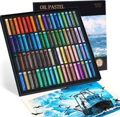 Vivid Landscape Oil Pastel Set – 72 Colors for Artists & Beginners