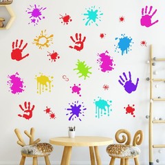 22 Pcs Graffiti Stencils with 10 inches x 10 inches, semi-transparent