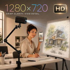 Tracing Projector for Drawing, 720P Art Projector 9-150″ for Canvas Wall | Nativ