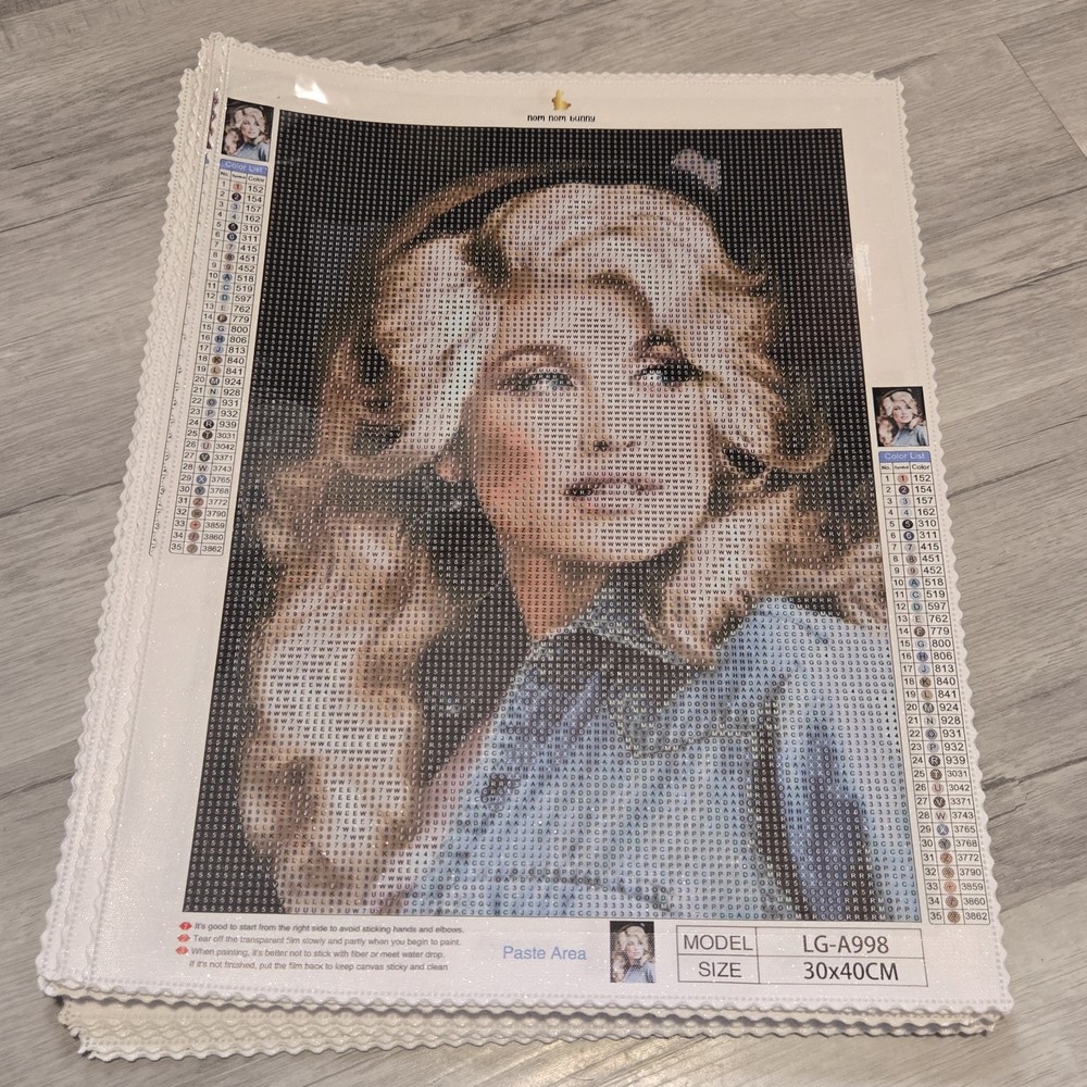 Dolly DIY Full Round Drill 30x40cm Diamond Painting