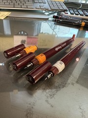 Vintage Rotring Technical Pen Lot – Rapidograph / Isograph / Micronorm