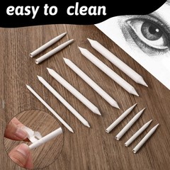 76 PCS Oil Pastel Blending Tools for Drawing, Blending Stumps and Paper Art B…