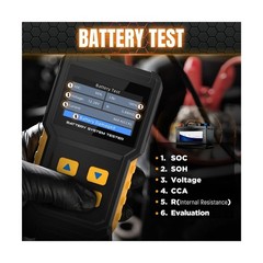 Car Battery Tester 12V 24V Automotive Battery Load Tester 30-2000 C… Fast Ship