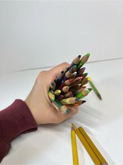 FLAWED USED Vintage Laurentien Cabbage Patch Kids Coloured Pencil Crayon Lot