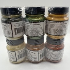 Lumiere 6 Pack – Metallic Paint for Fabric Paper Wood Ceramic & Metal – Light…