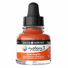 Daler-Rowney System3 Ink 29.5ml Cadmium Orange Hue