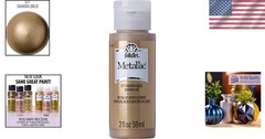 2 oz Sahara Gold Metallic Acrylic Paint – Quick Dry Non-Toxic for All Surfaces