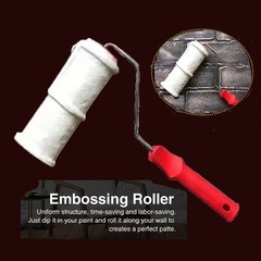 Tookie Embossed Paint Roller, 8 Inch Brick free size, As Picture Show