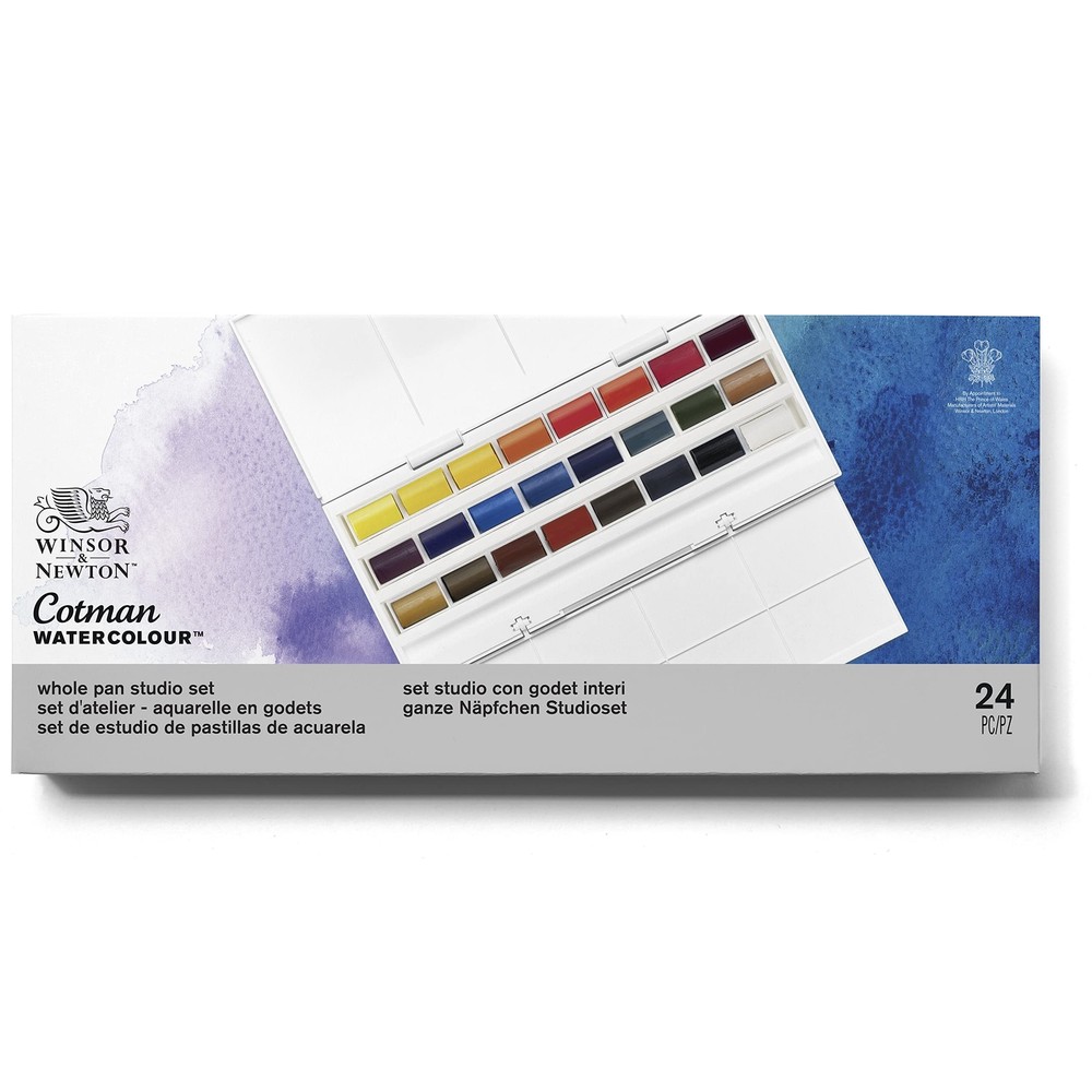 Winsor & Newton Cotman Watercolor Paint Set, 12 Colors Palette Set, 8ml (0.27…