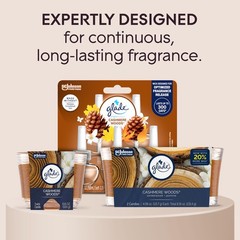 Glade Candle Cashmere Woods, Fragrance 6.8 Ounce (Pack of 1), Brown
