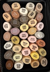 Ohuhu Oahu-01 36 Skin Tone Alcohol Markers Fine Broad Tips New